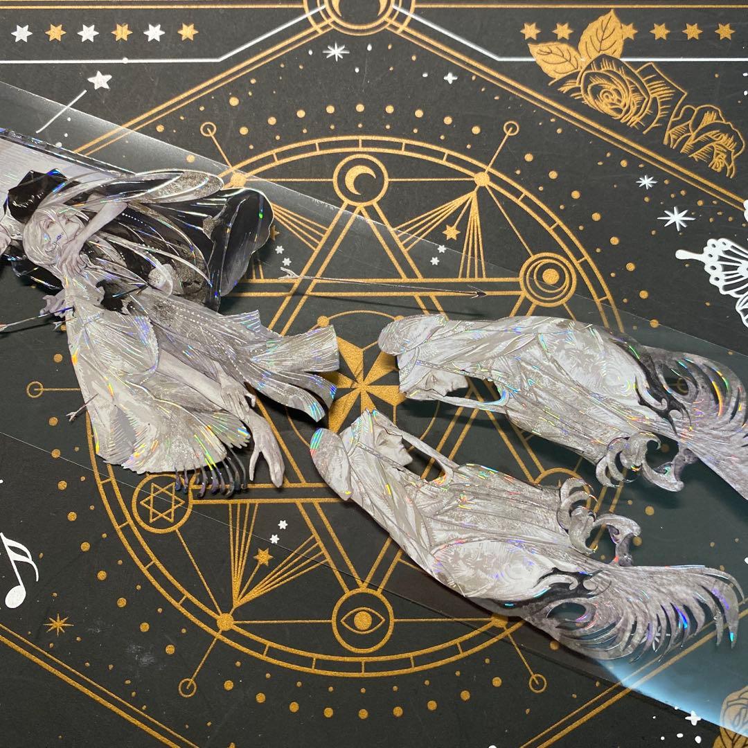 【9265】海外　マステ　中古巻　貝殻光マスキングテープ　人物系