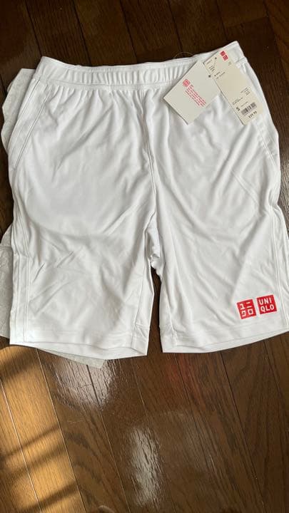 【新品】16年全仏 ユニクロ 錦織圭 着用 ハーフパンツ (Sサイズ)