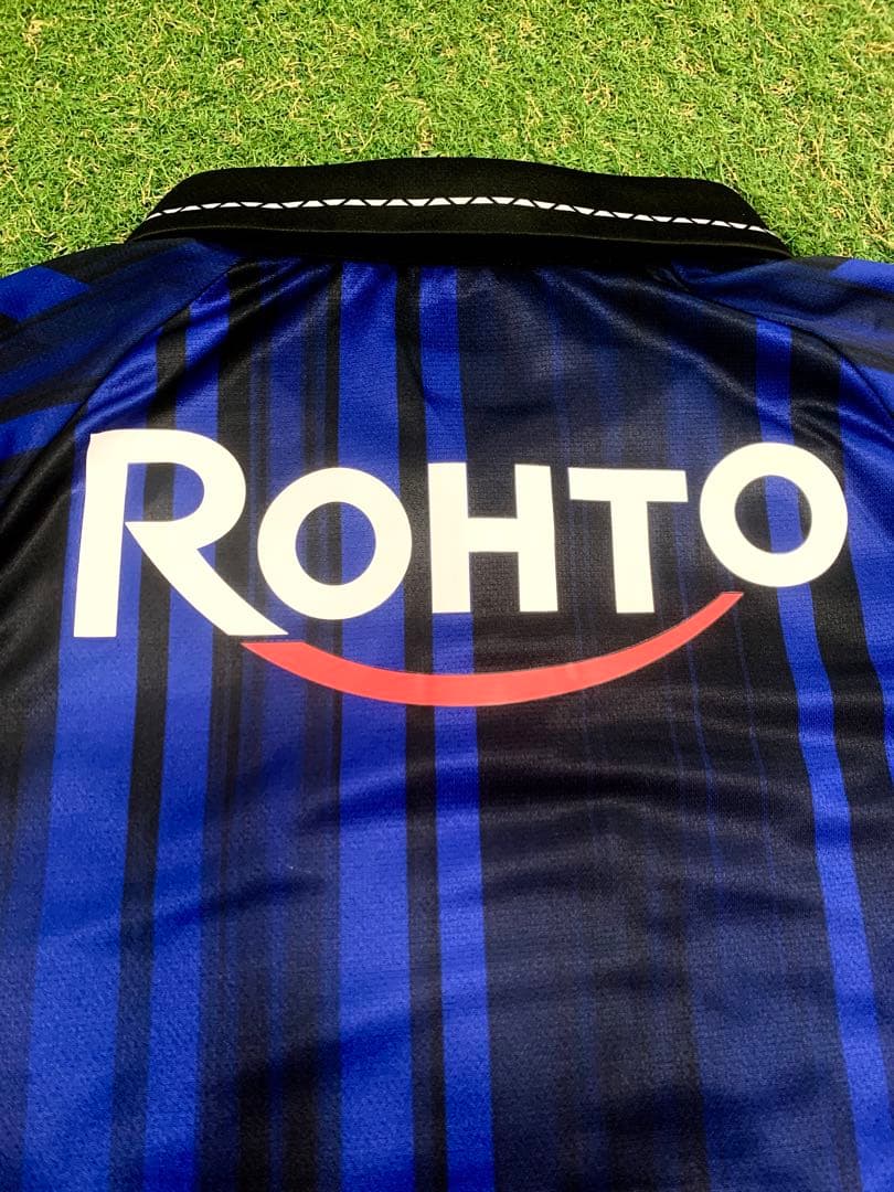 ガンバ大阪 2025 長袖レプリカシャツ　M-L ホーム　青×黒