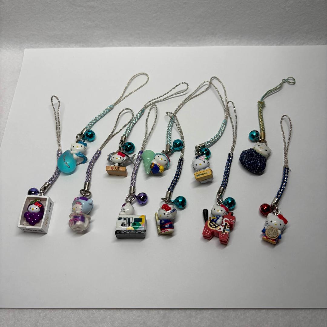 【まとめ売り】1999-2010年・ご当地キティ90個セット(訳あり)