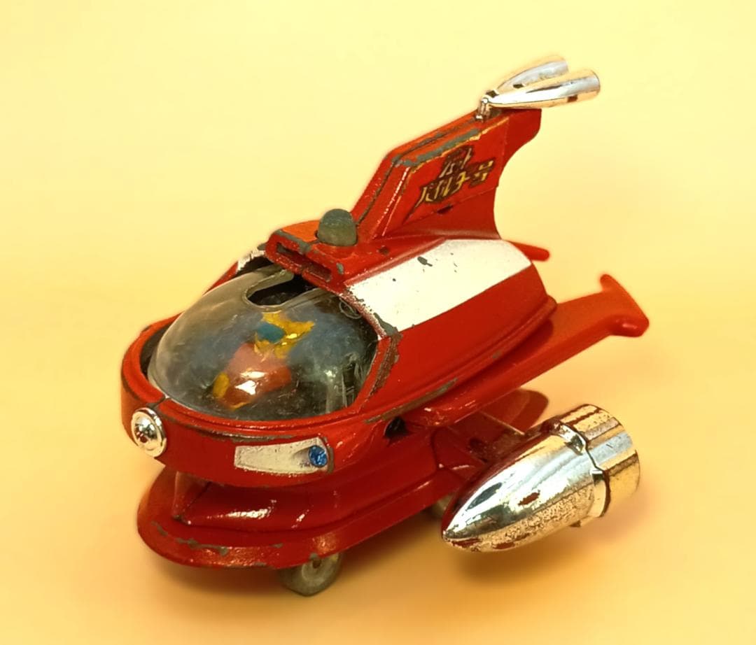 【昭和レトロ　レア品】超合金 ジェットパイルダー 赤ウィング