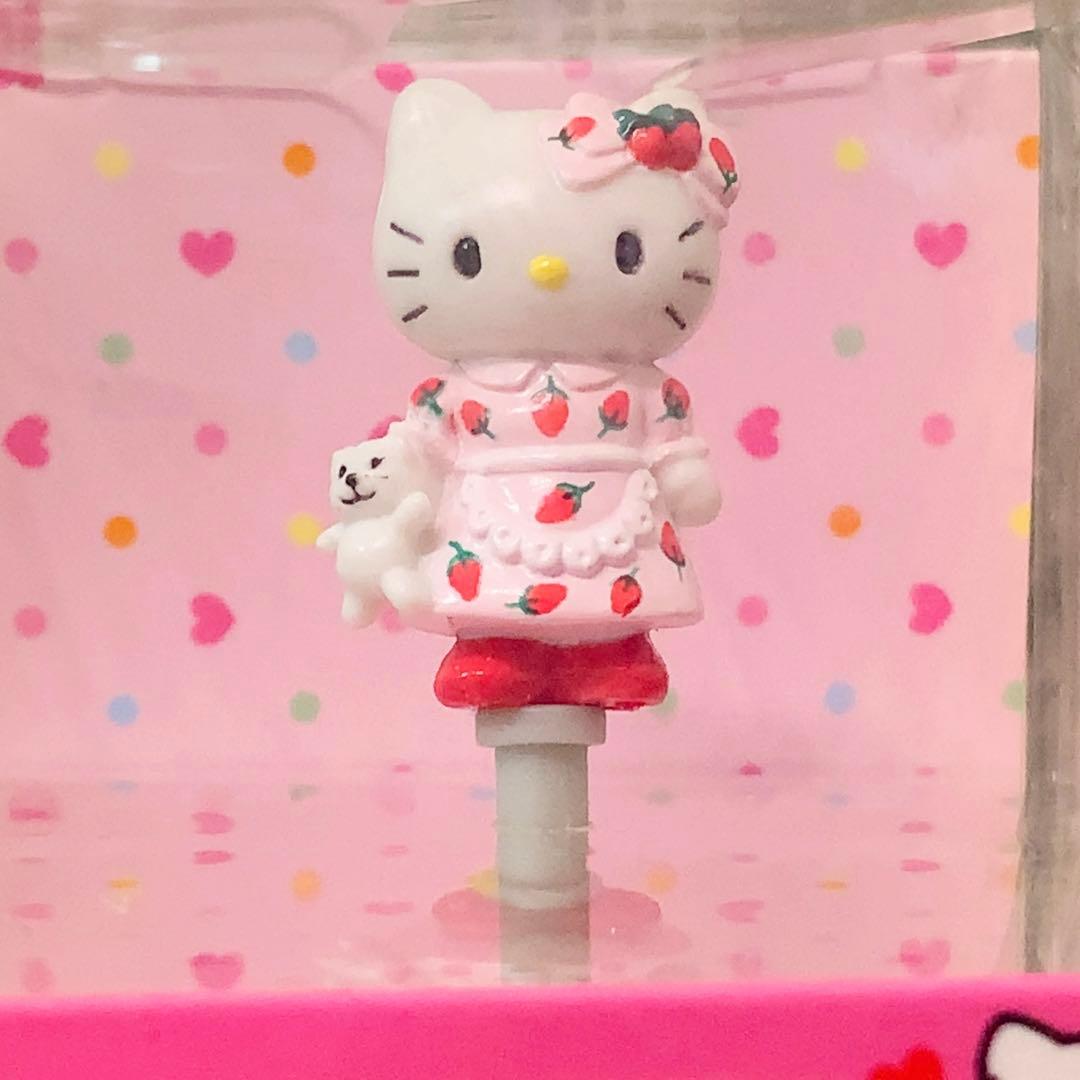★レア★ Hello kitty キティ　いちごドレス　プラグマスコット