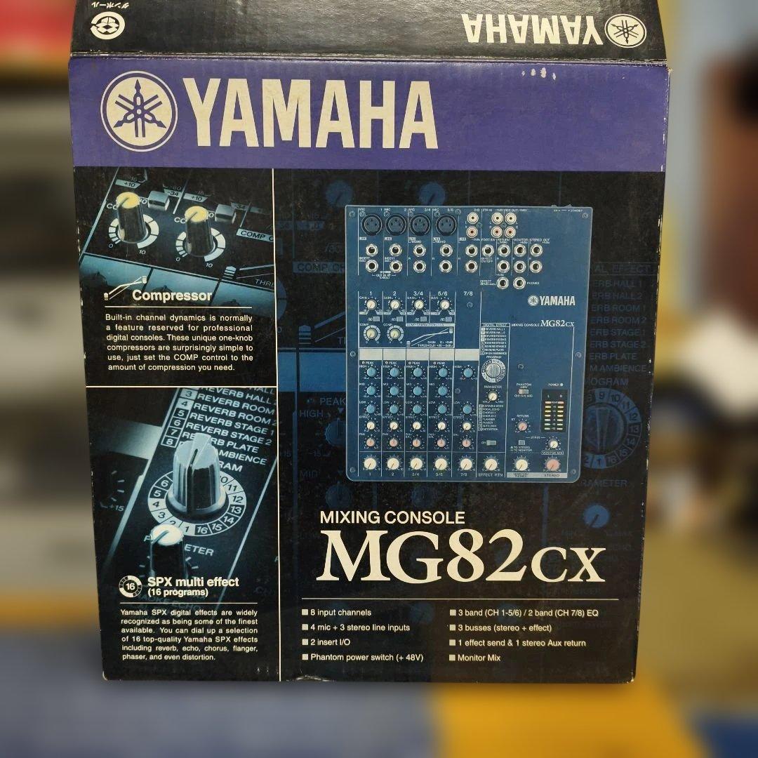 ヤマハ MG82CX ミキシングコンソール 箱付き