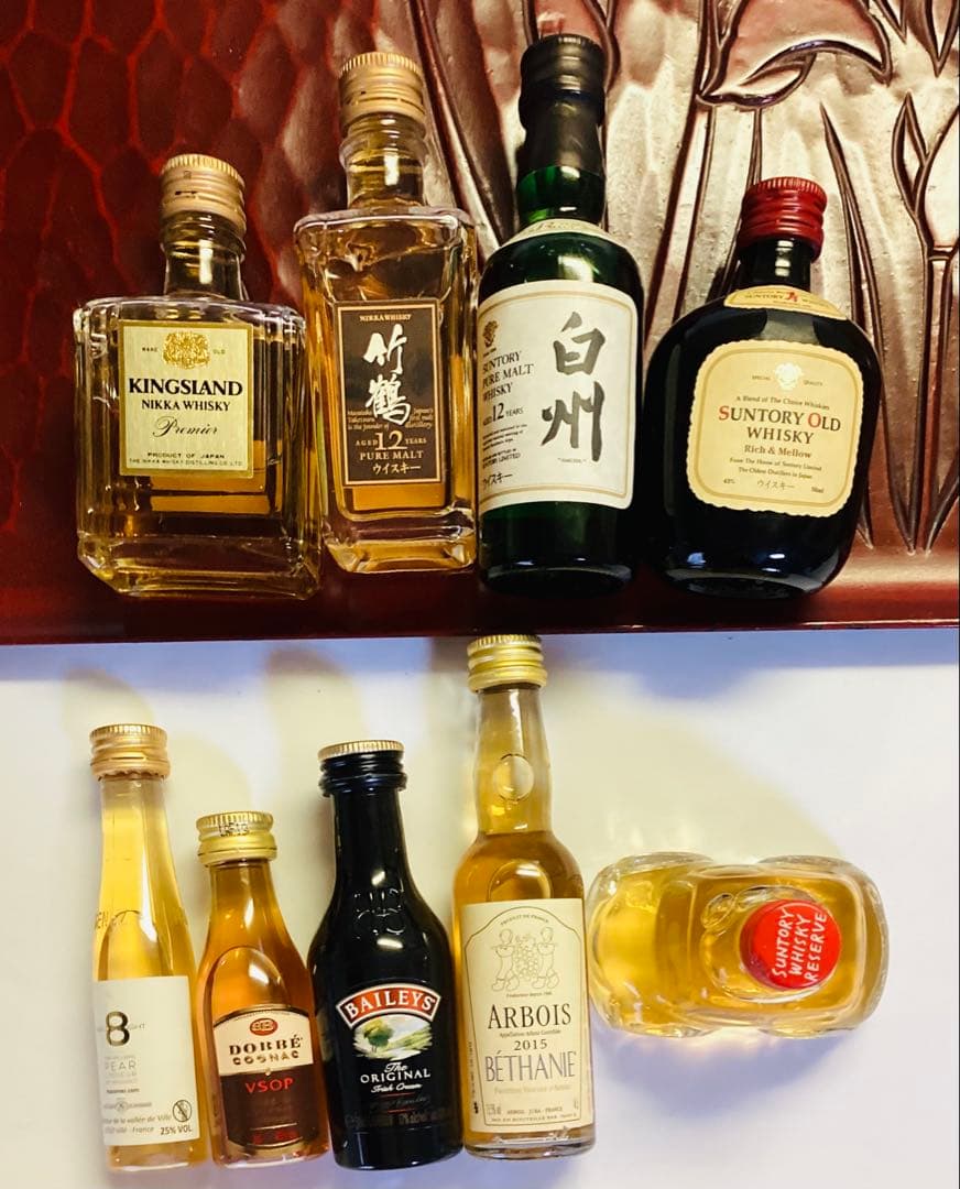 ウイスキー 白州12年等ミニボトル セット