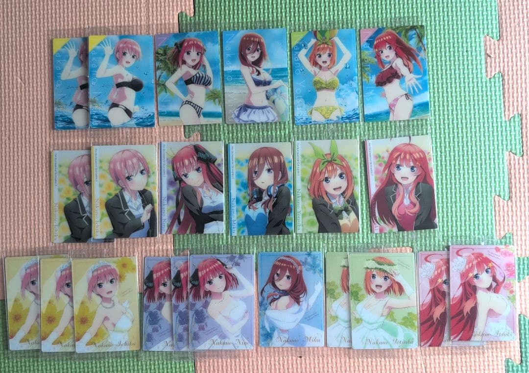 五等分の花嫁　ウエハース カード　130枚以上　まとめ売り