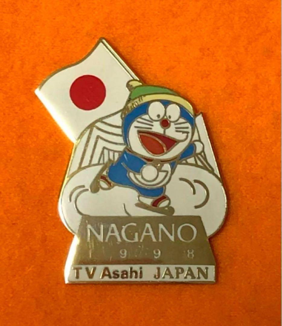 1998長野オリンピック ピンバッジ/テレビ朝日 本物