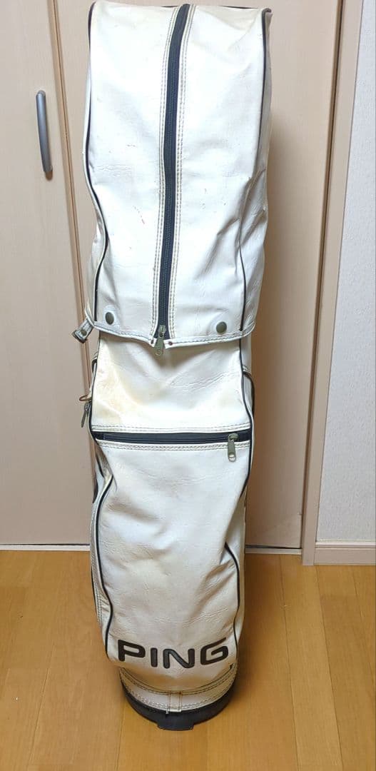 希少品‼️ヴィンテージPINGキャディバッグホワイト