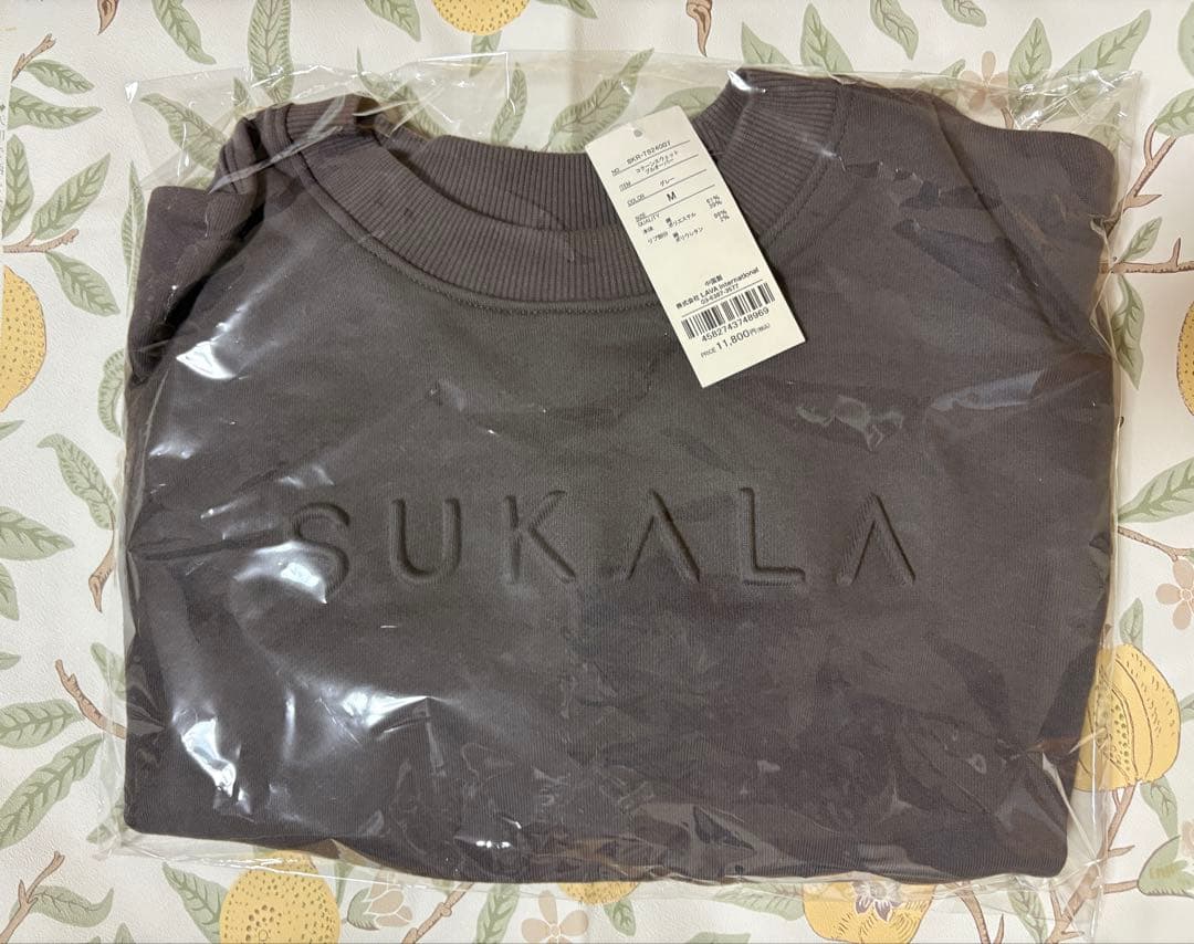 【SUKALA】コクーンスウェットプルオーバー　Mサイズ