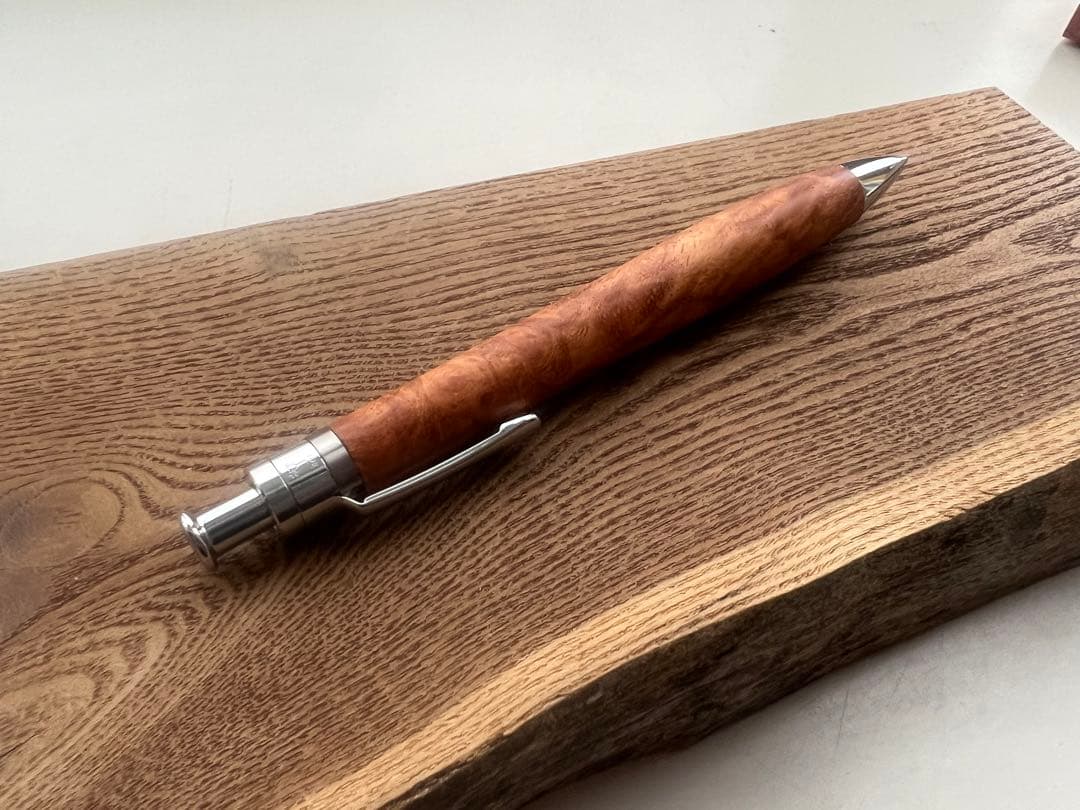 【新品・未使用】工房楔　極上杢　花梨なみ杢　ボールペン