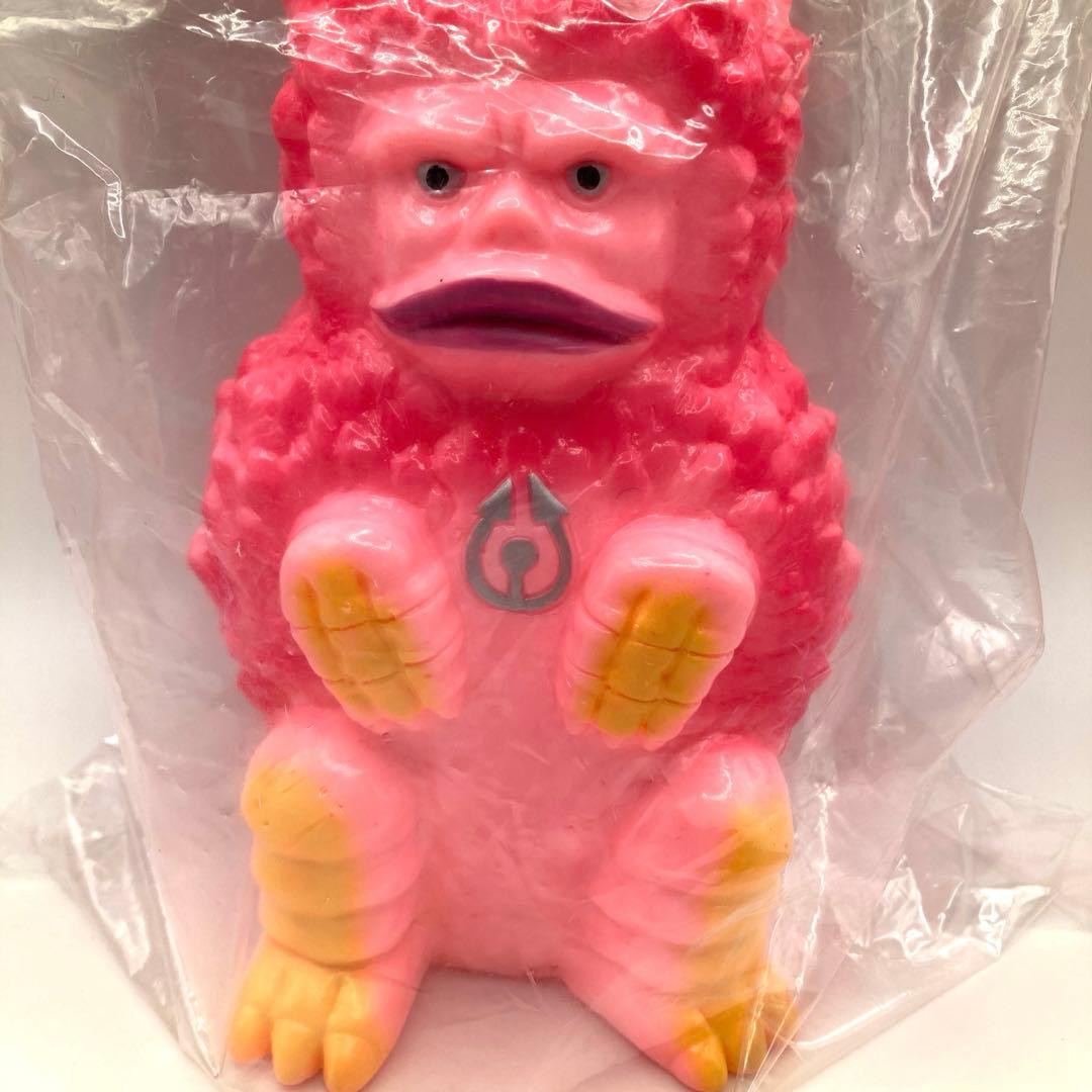 珍品♡未開封♡ビニパラベビー ピンク ソフビ ガラモン貯金箱 Marmit