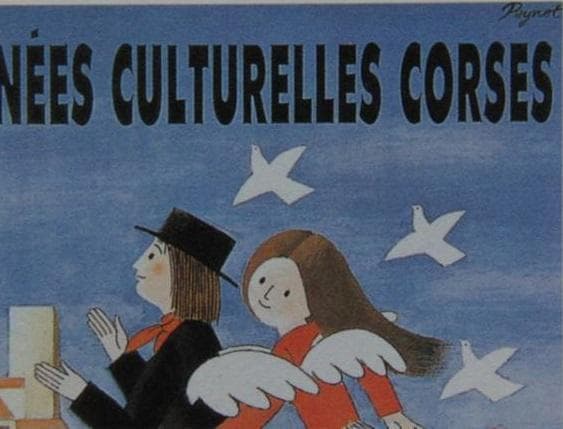 レイモン・ペイネ、【第5回コルシカ文化デー】、希少な画集より、新品高級額・額装付