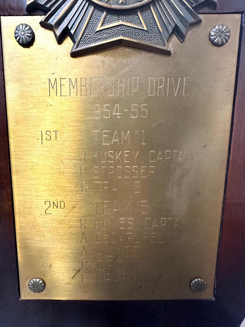 50’s実物 アメリカンアンティーク 米軍 退役軍人看板ヴィンテージ USA