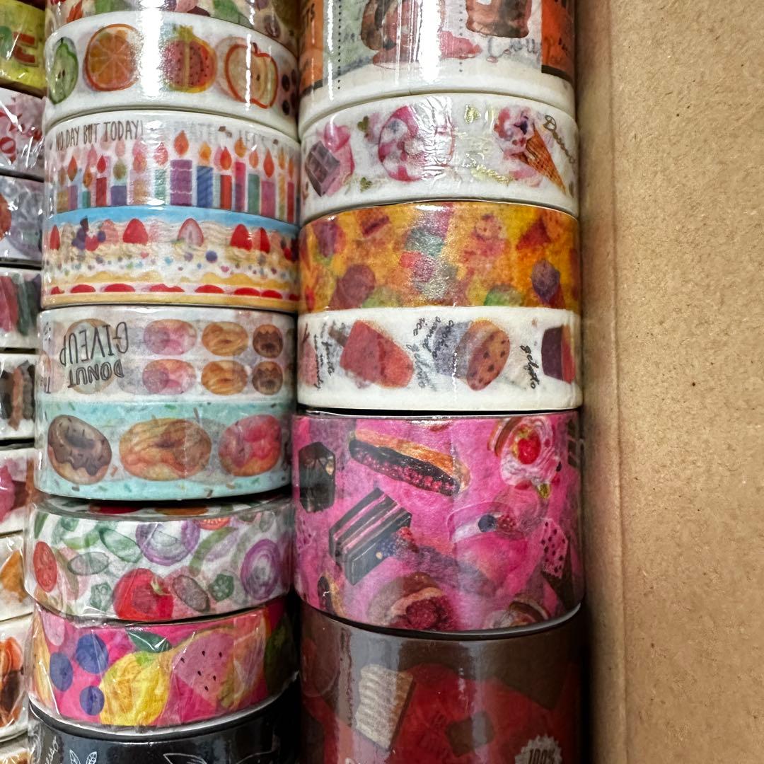 食べ物 フード ご飯 スイーツ お菓子 ファーストフード マスキングテープ 大量