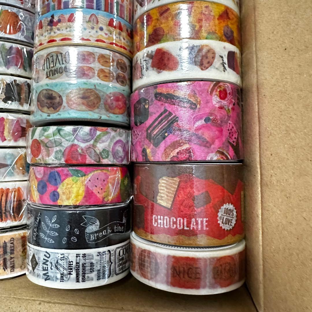 食べ物 フード ご飯 スイーツ お菓子 ファーストフード マスキングテープ 大量