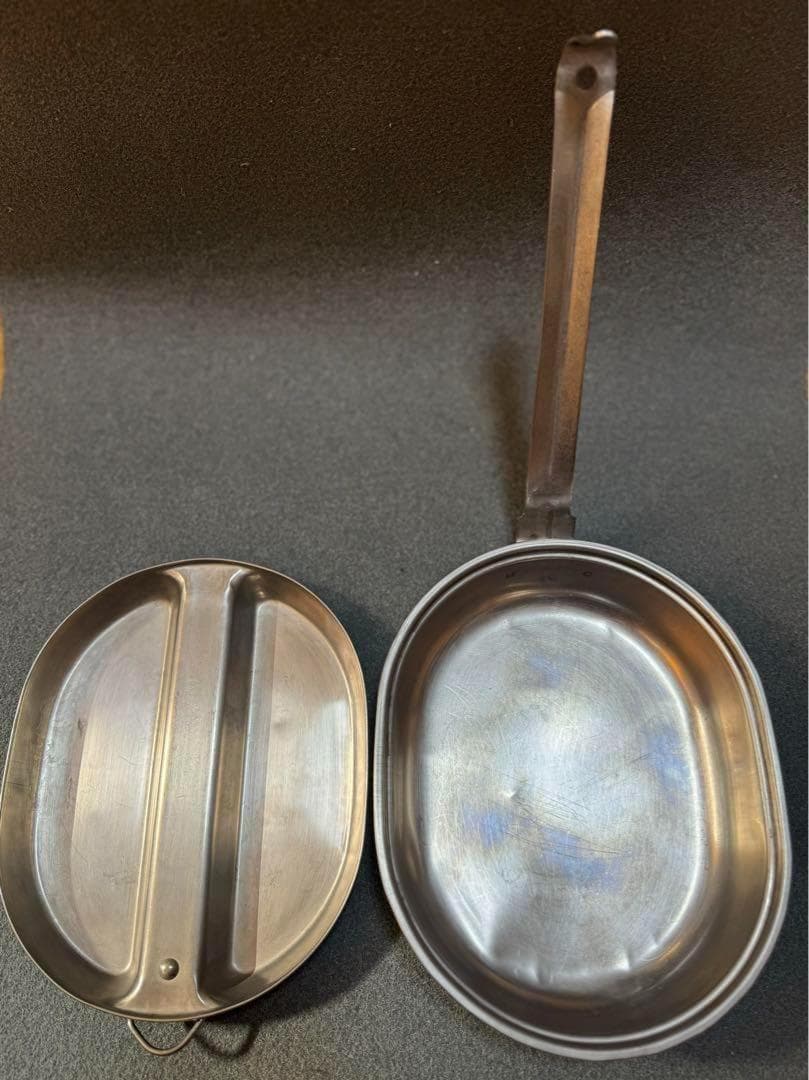 米軍 実物 USEDメスキット 1982年 +カトラリー