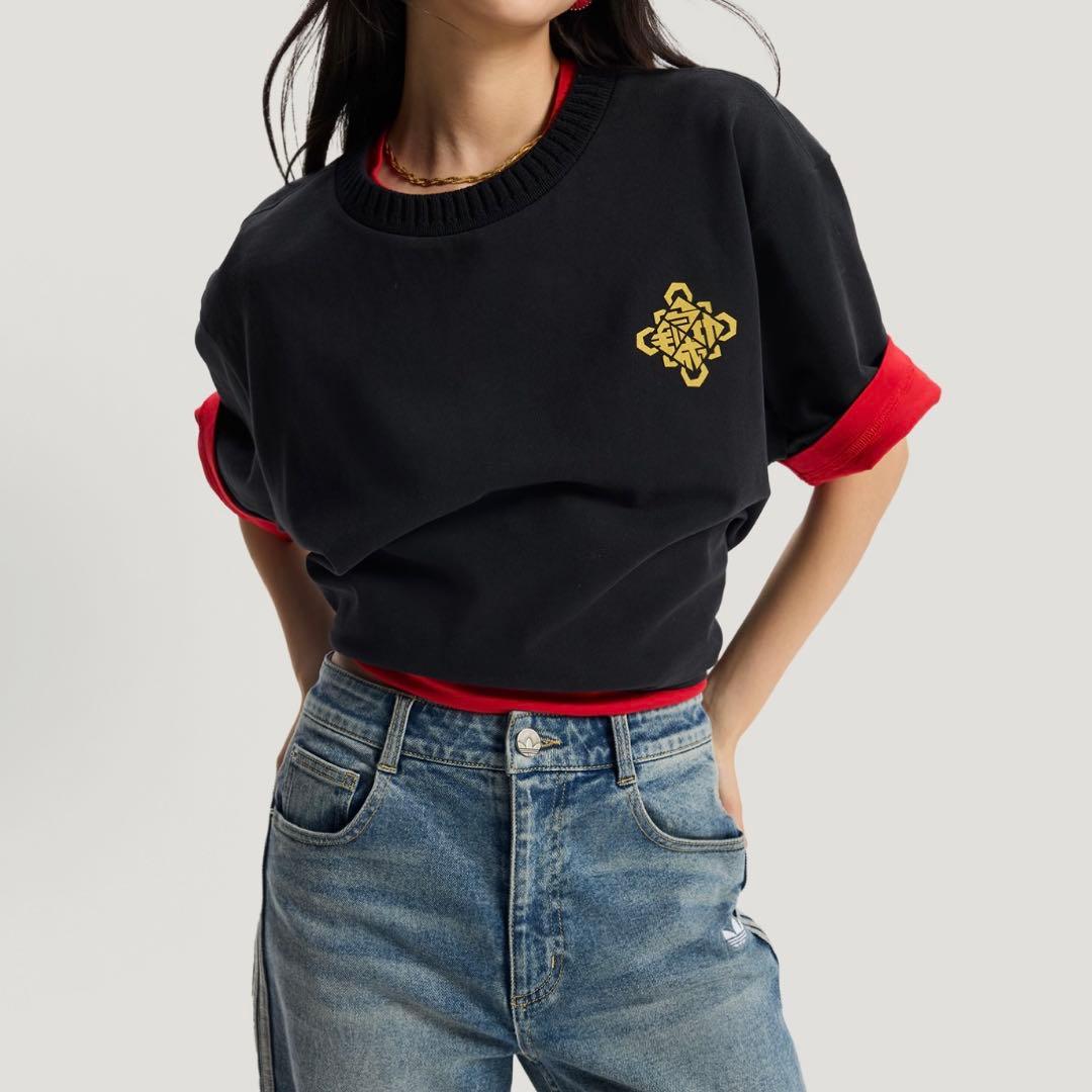 新品M Adidas FW25 CNY 馬年限定 半袖Tシャツ KT0714