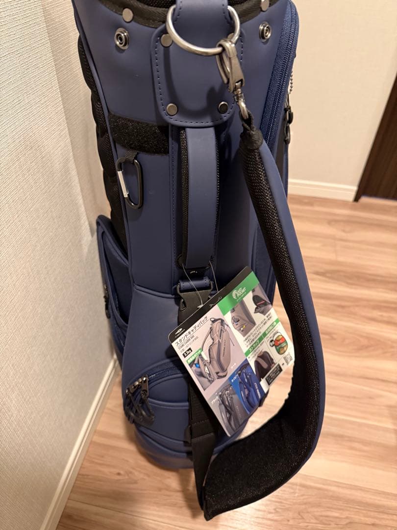 最終値下げ！TIGORA ゴルフバッグ ネイビー