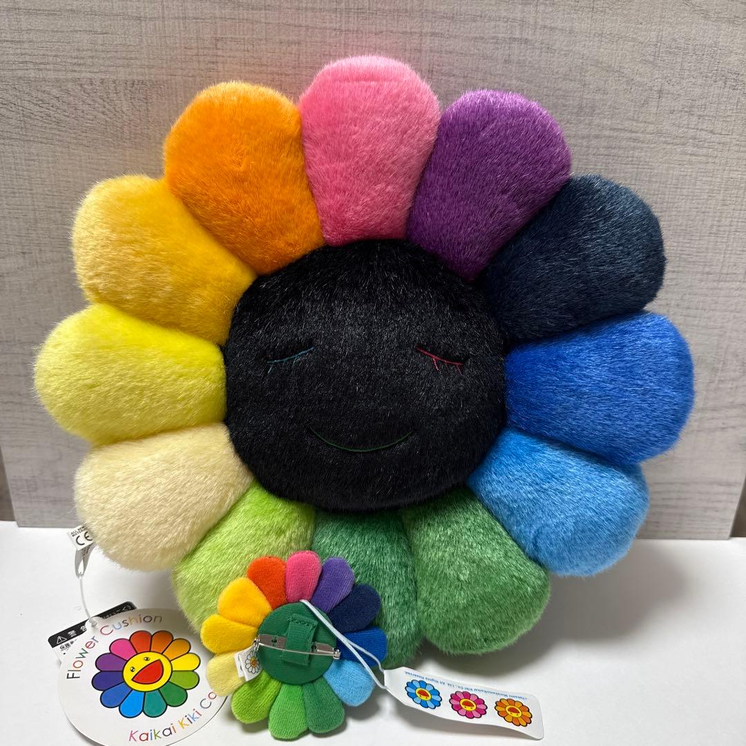 村上隆　kaikai kiki お花クッション　キーホルダー　セット