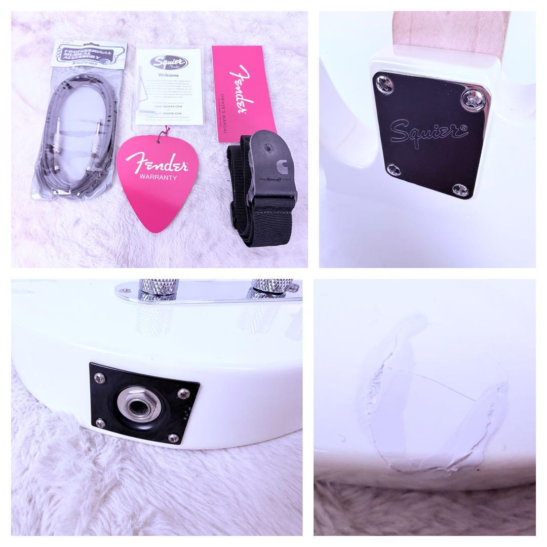 Squier Affinityテレキャスター白 ギグ付 付属品完備 減額済美品