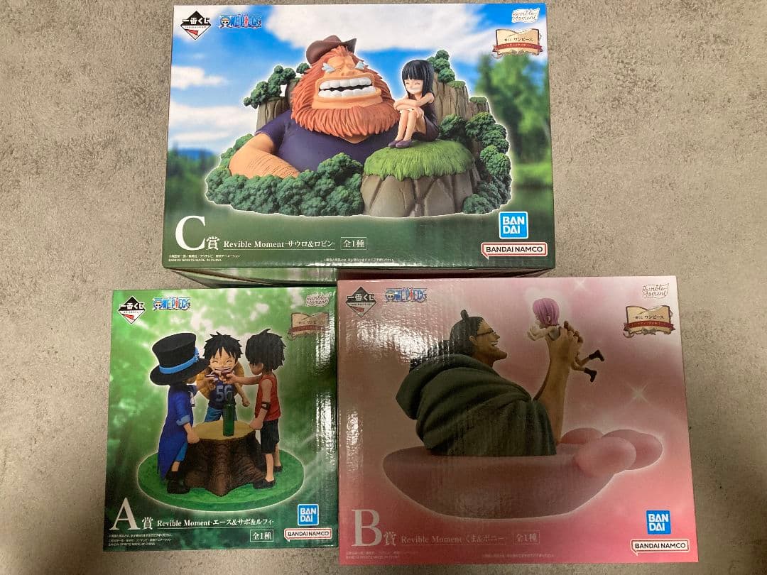 一番くじ ワンピース ドラマティックメモリーズ　A賞　B賞　C賞＋おまけ付きI賞