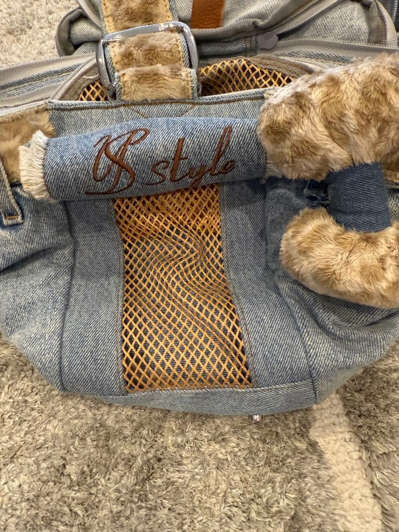 【断捨離値下げ】ルシアン•エ•サヨ　デニムトート 小型犬用