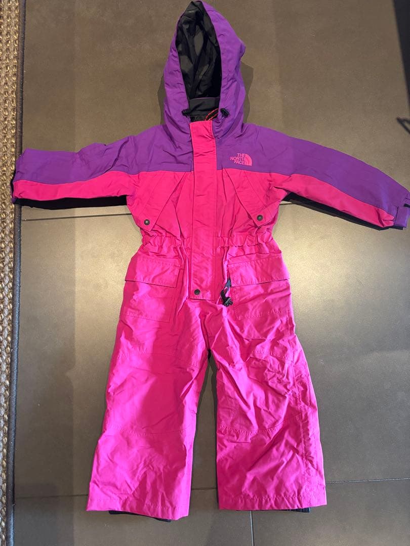 THE NORTH FACE 子ども用スキーウェア 100サイズ ピンク/紫