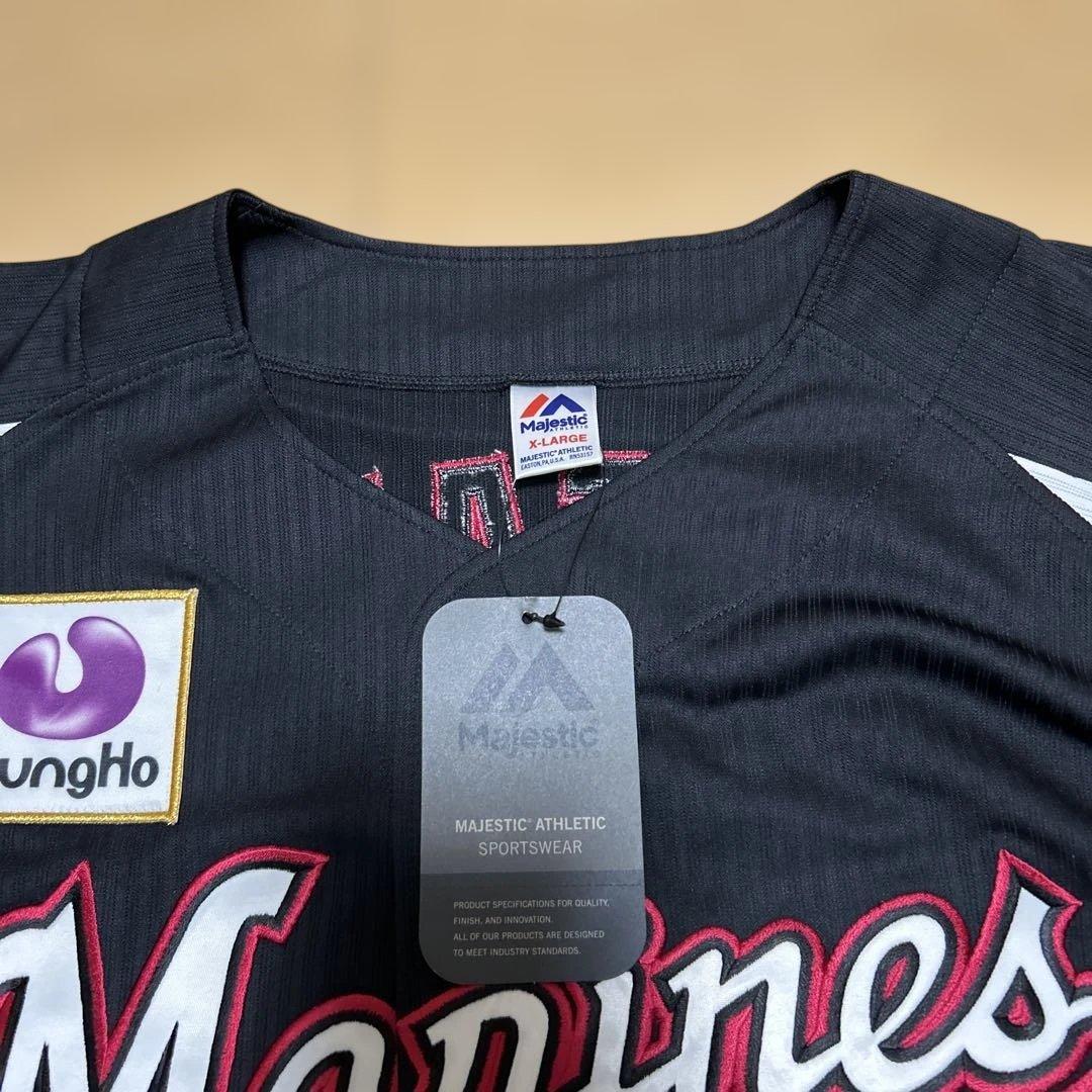 千葉ロッテマリーンズ　ユニフォーム 佐々木千隼選手X Lサイズ　マジェスティック