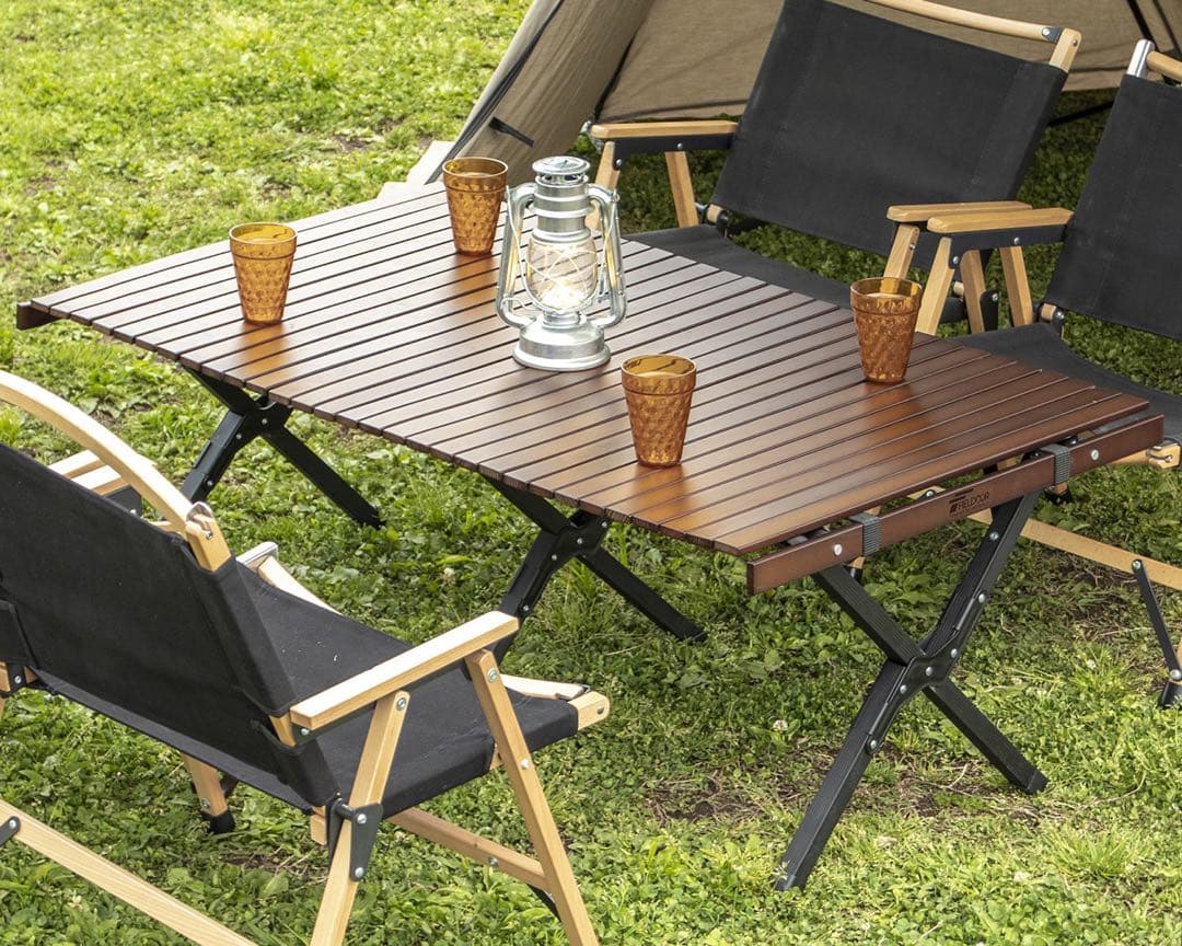 FIELDOOR ウッドロールトップテーブル120