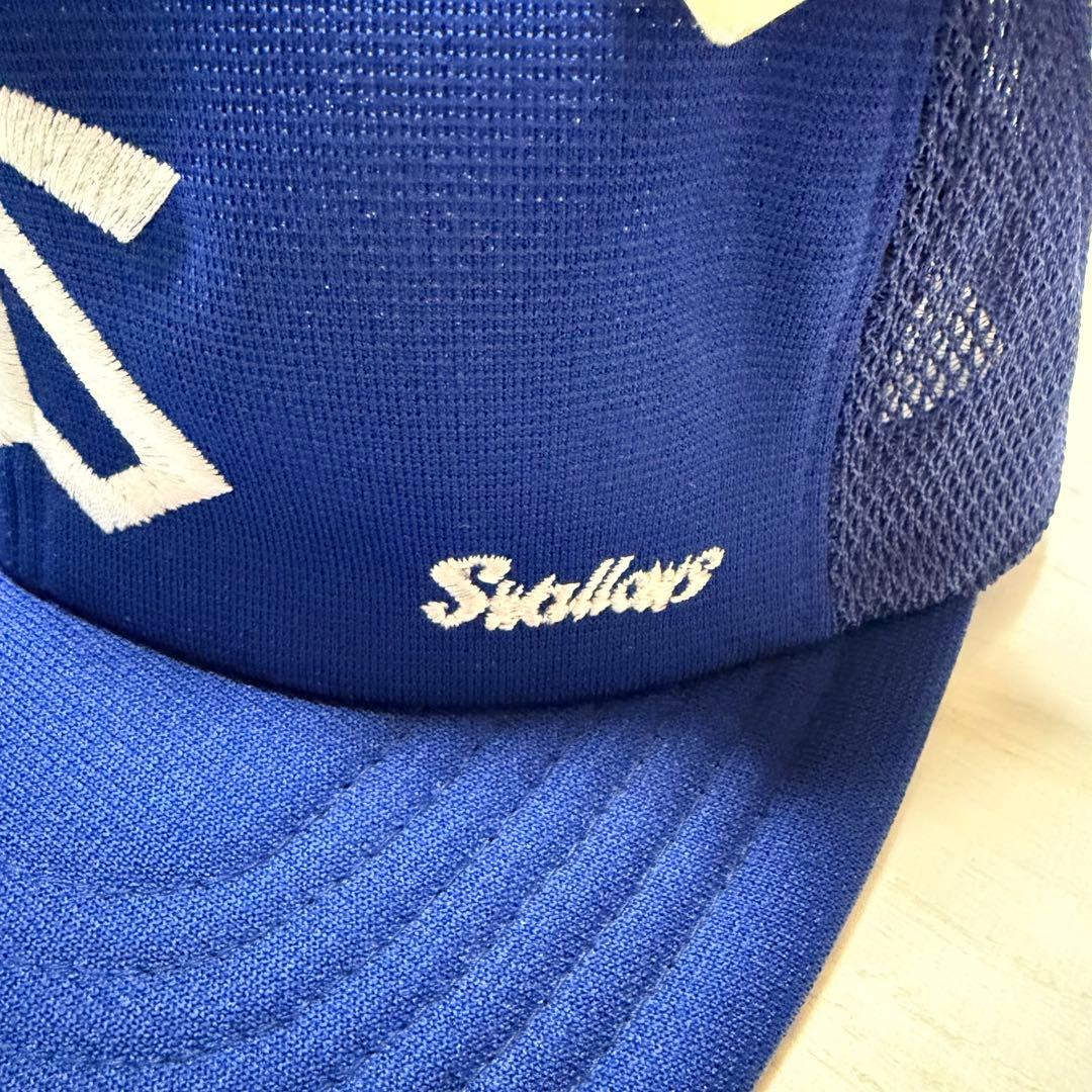 80s〜90s 当時物デッドストック　ヤクルトスワローズ メッシュキャップ