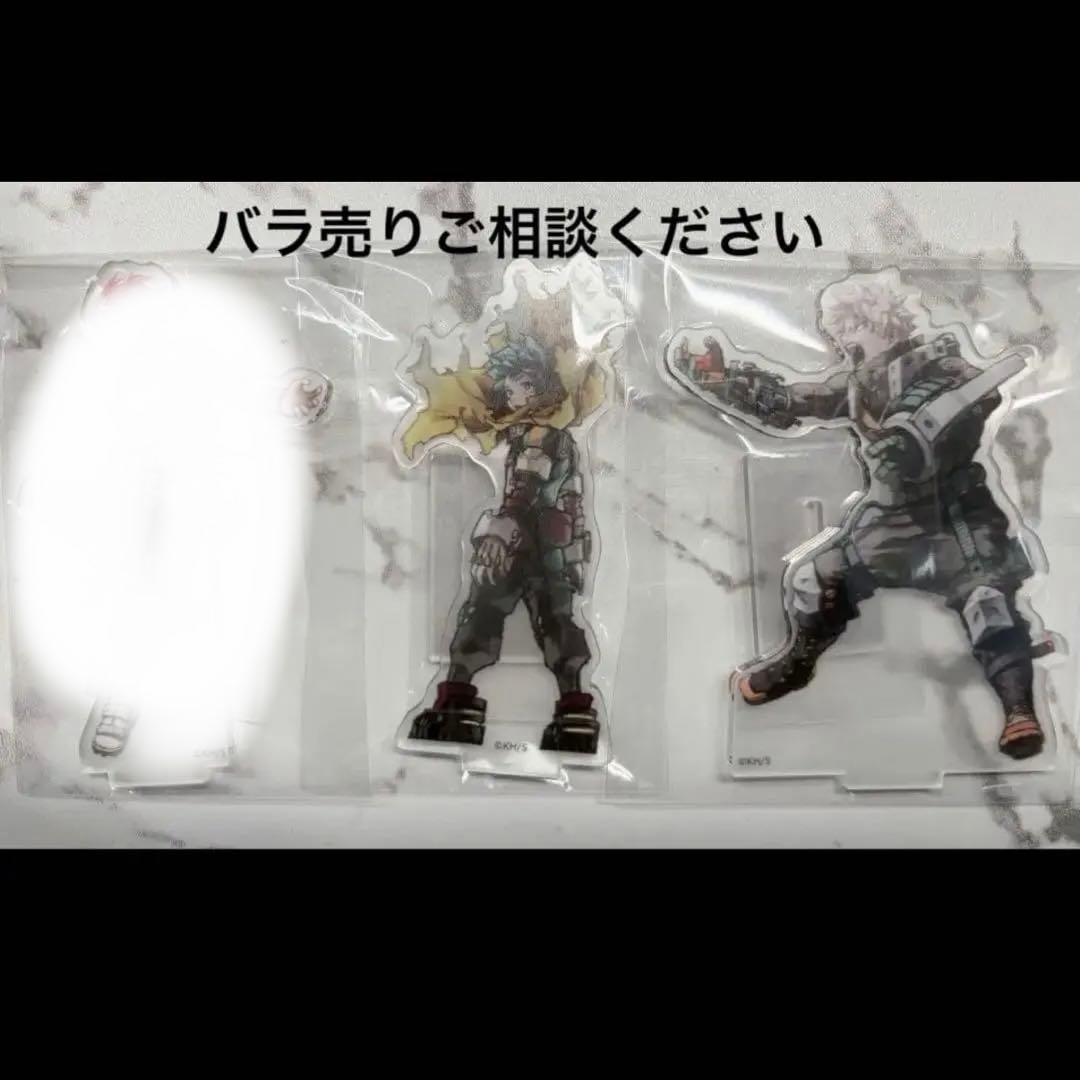 ヒロアカ　原画展　オールスターアクリルフィギュア　緑谷出久、爆豪勝己