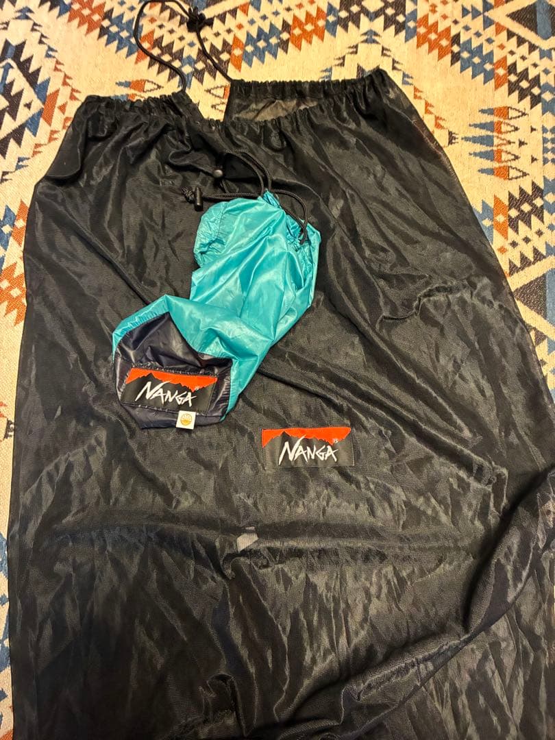 NANGA ナンガMINIMARHYTHM ZERO BLK 保管収納バック付