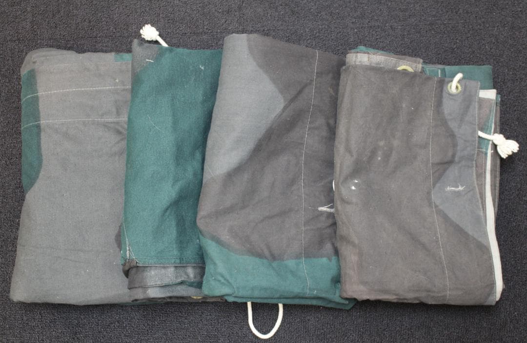 スウェーデン軍 軍幕4枚 テントシート4枚 デッドストック＆USED