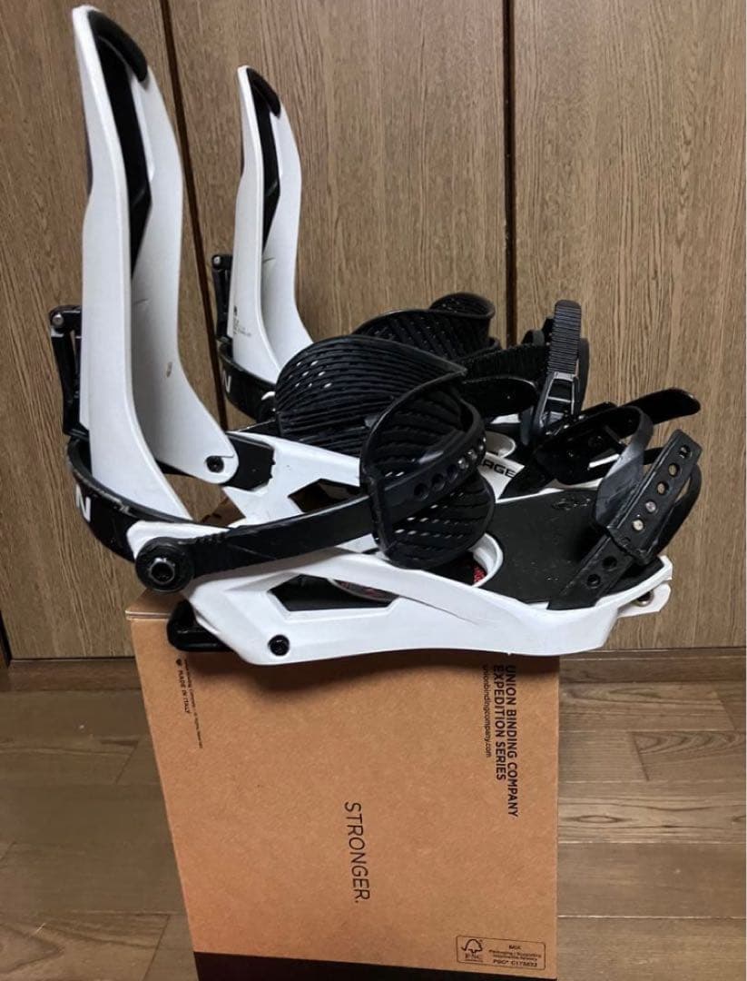 ゴ*ラ様 スプリットボードビンディングUNION chargerクランポン付