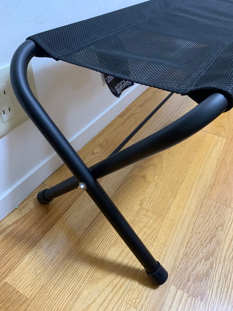  peakスノーピーク メッシュFDベンチ ブラック　アウトドア　チェア