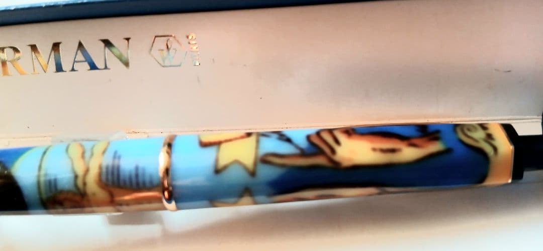 【稀少】Waterman ボールペン レオナルド・ダ・ヴィンチ モナ・リザ絵柄