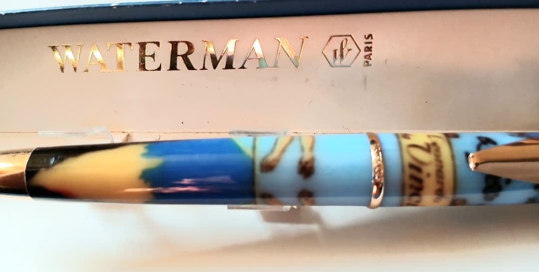 【稀少】Waterman ボールペン レオナルド・ダ・ヴィンチ モナ・リザ絵柄