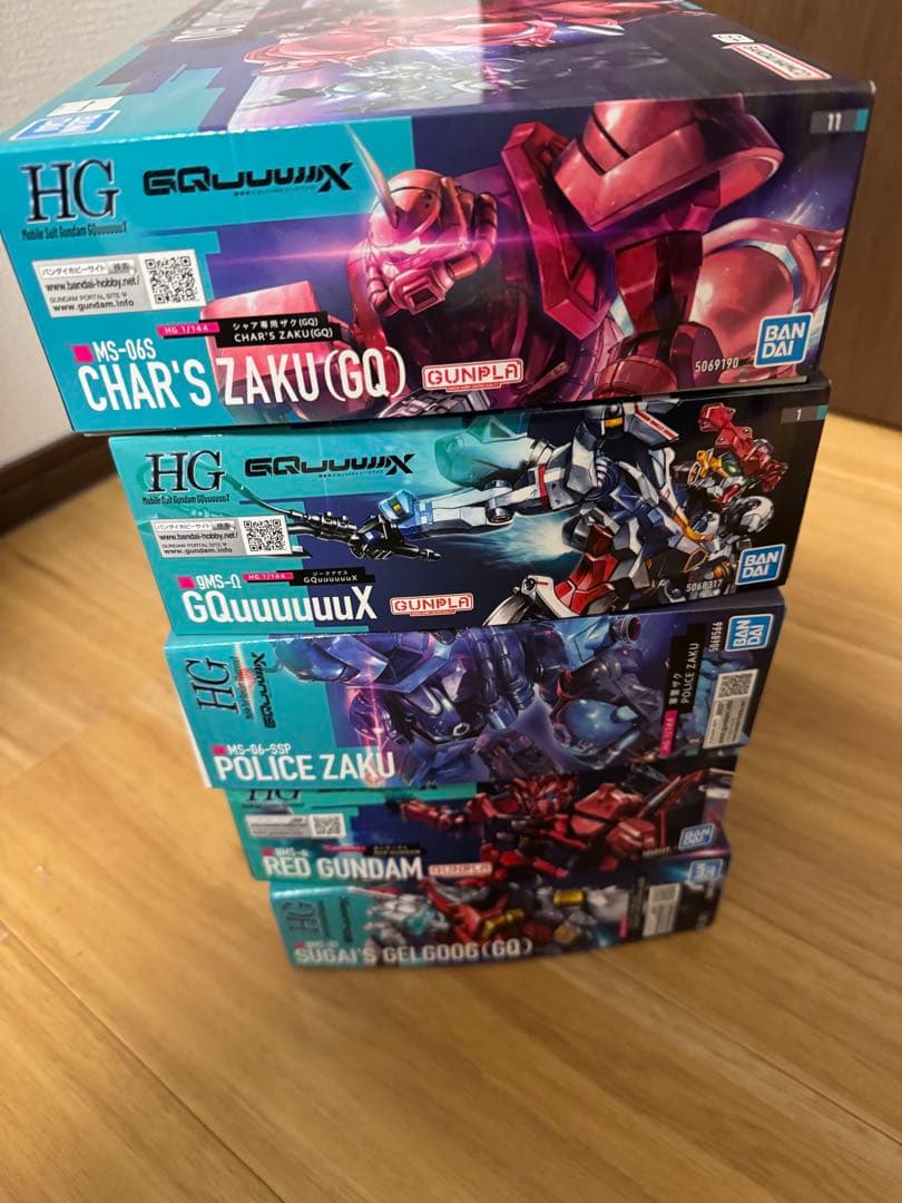 ガンプラhgジークアクスまとめ売り