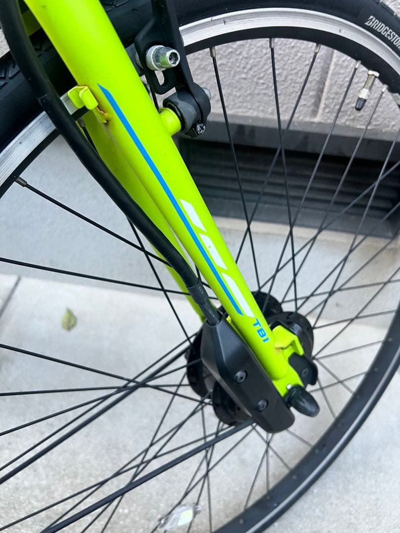九州 BRIDGESTONE TB1e 電動アシスト自転車 T.Xネオンライム