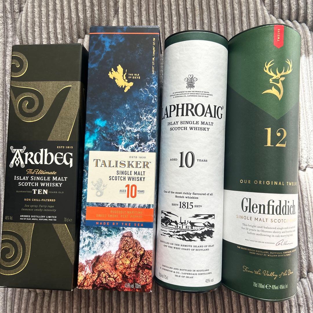 アードベックタリスカーグレンフェディックアパフェルディカラバンデュワース