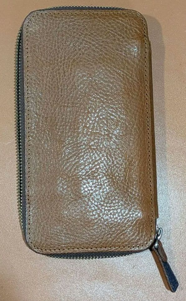 ［美品］ラダイト Luddite レザー ラウンド ジップ ペンケース ［廃番］