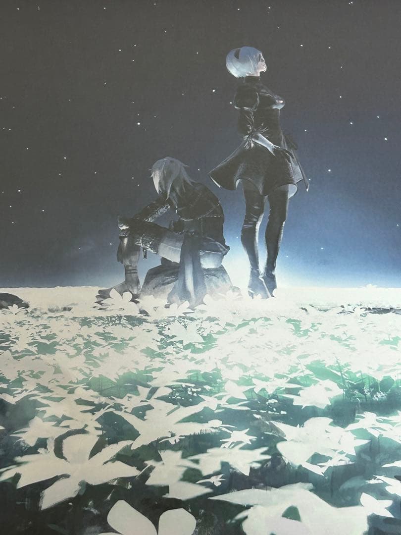 NieR:Automata 複製原画「今ハ星モ無ク」ニーアオートマタ