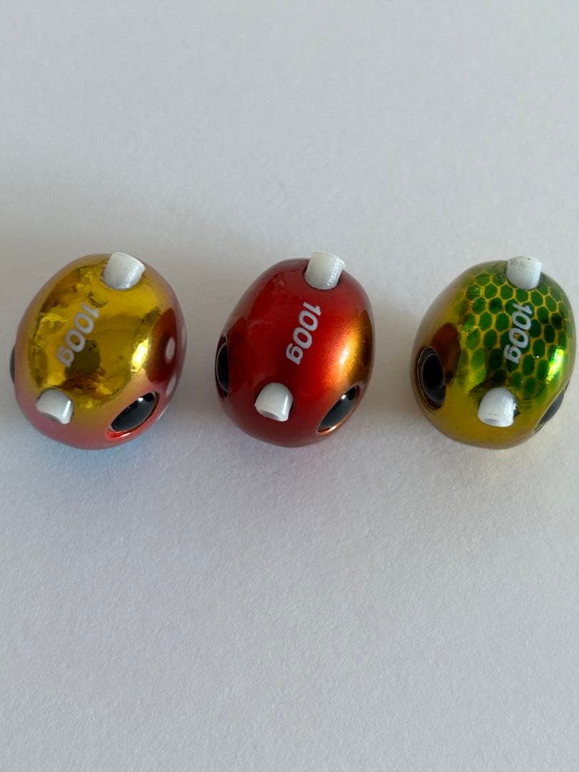 100g3個　夜光グロータイラバ　鯛ラバヘッド　タングステン　ネクタイ　送料無料