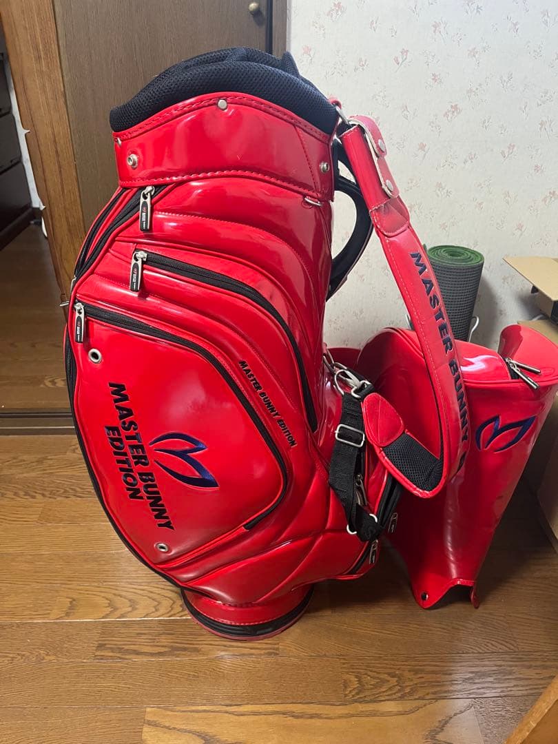 MASTER BUNNY EDITION キャディバッグ レッド