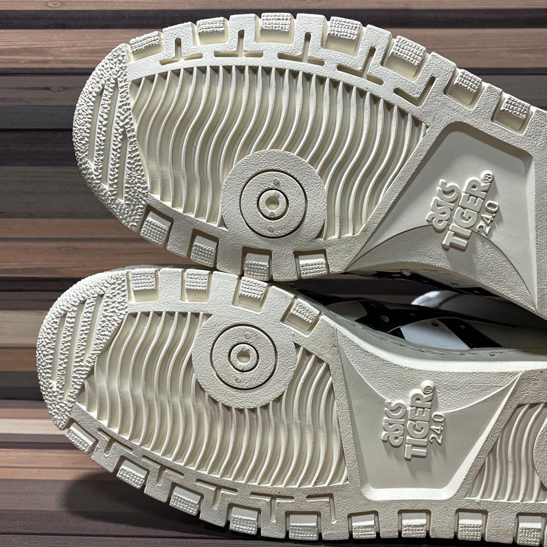 アシックス ファブレ ジャパンL ホワイト ブラック 24cm