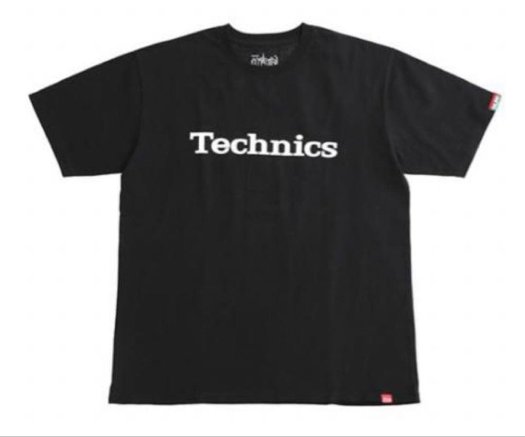 Muro ×TechnicsManhattanPortageブラックTシャツ L