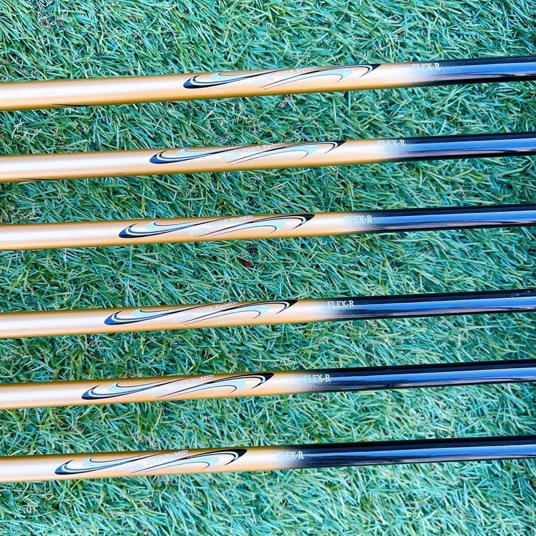 メンズゴルフクラブ　プロテック　エアーマッスル中空ハイブリッドアイアン6本セット