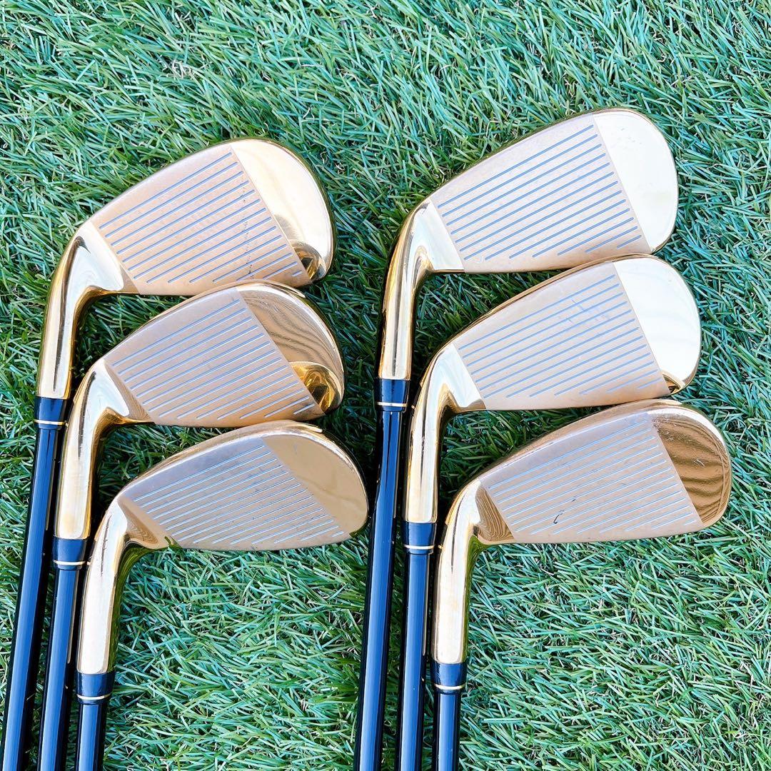 メンズゴルフクラブ　プロテック　エアーマッスル中空ハイブリッドアイアン6本セット