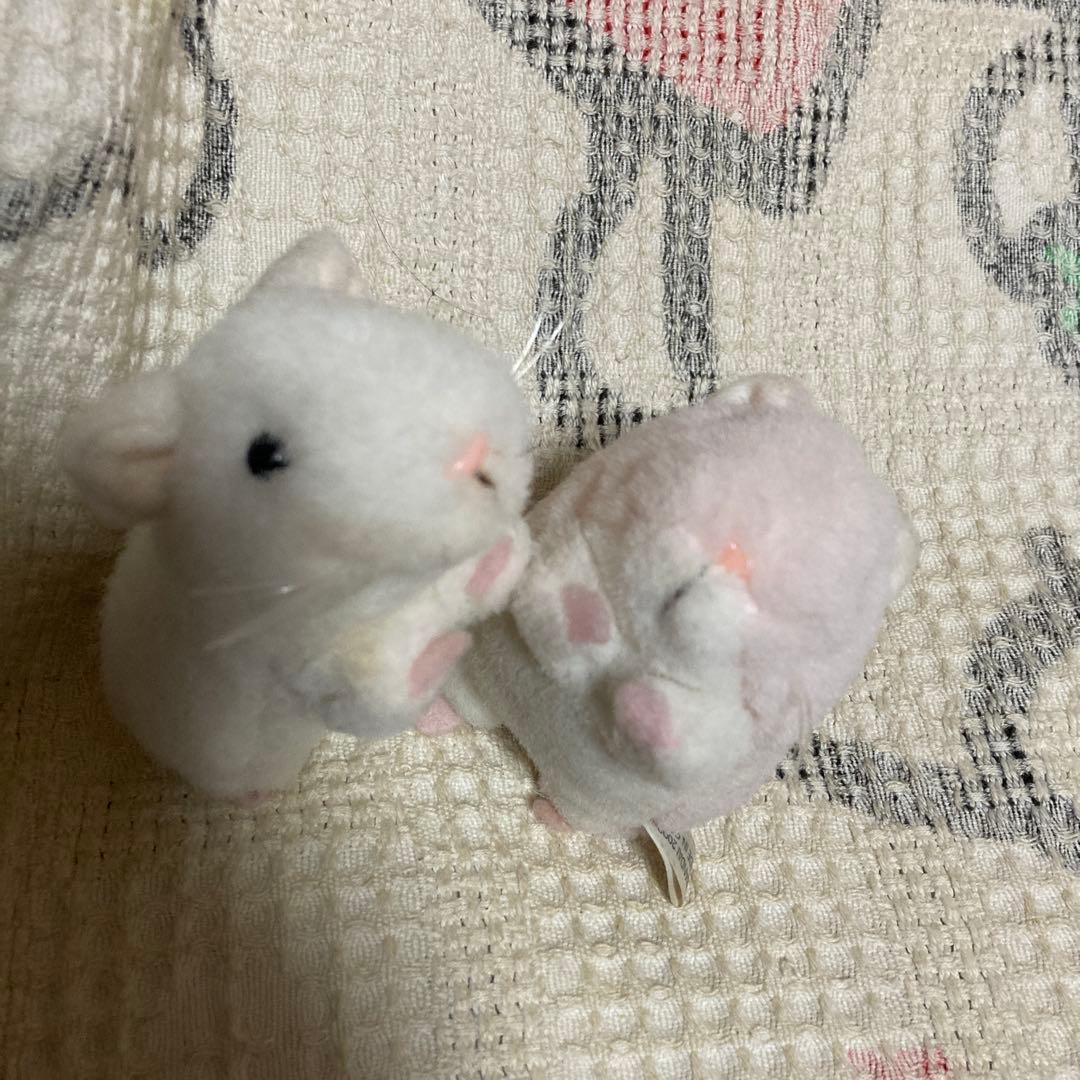 平成レトロ　バンダイ　当時物　2000年　ハムスターランド　ぬいぐるみ　2こ