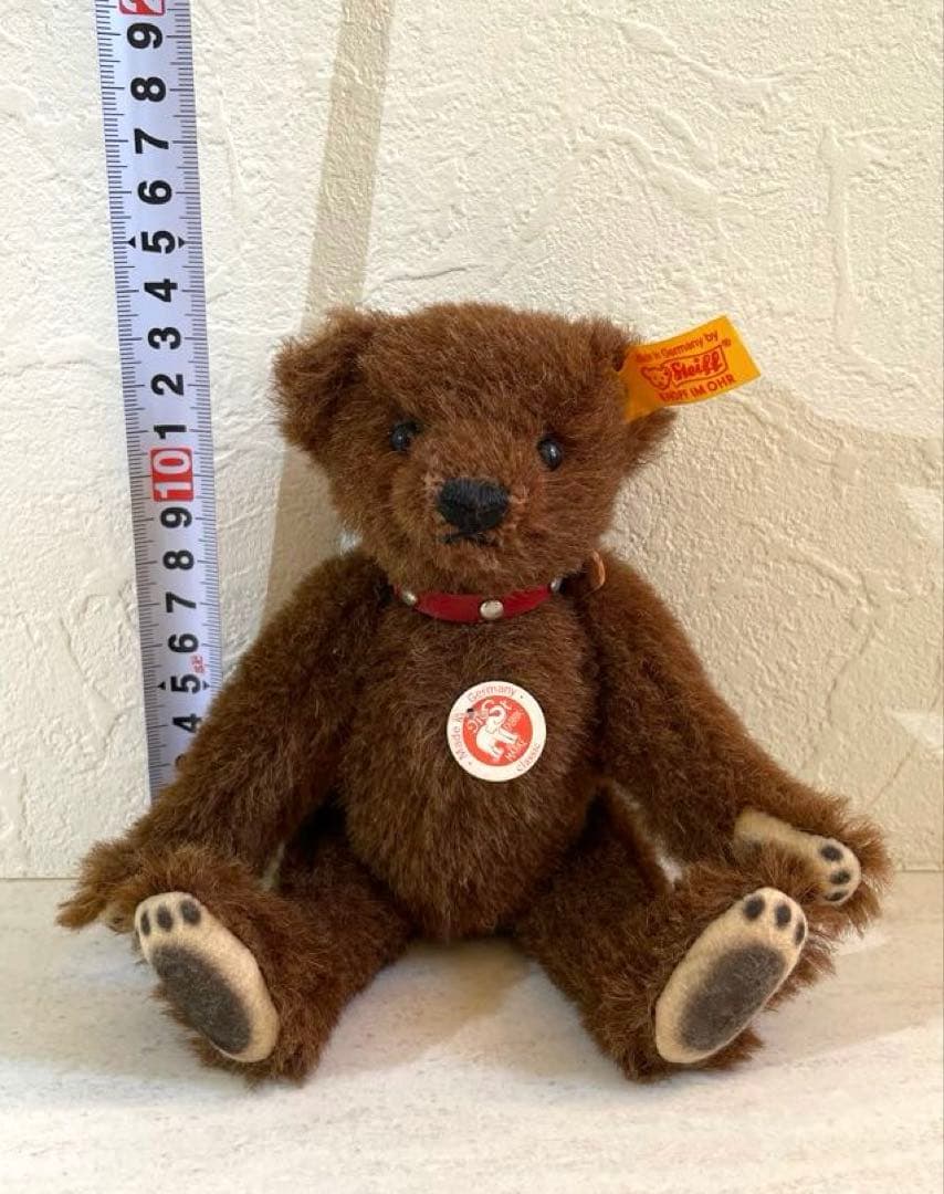Steiffシュタイフ クラシックテディベア18cm アルパカモヘア027697