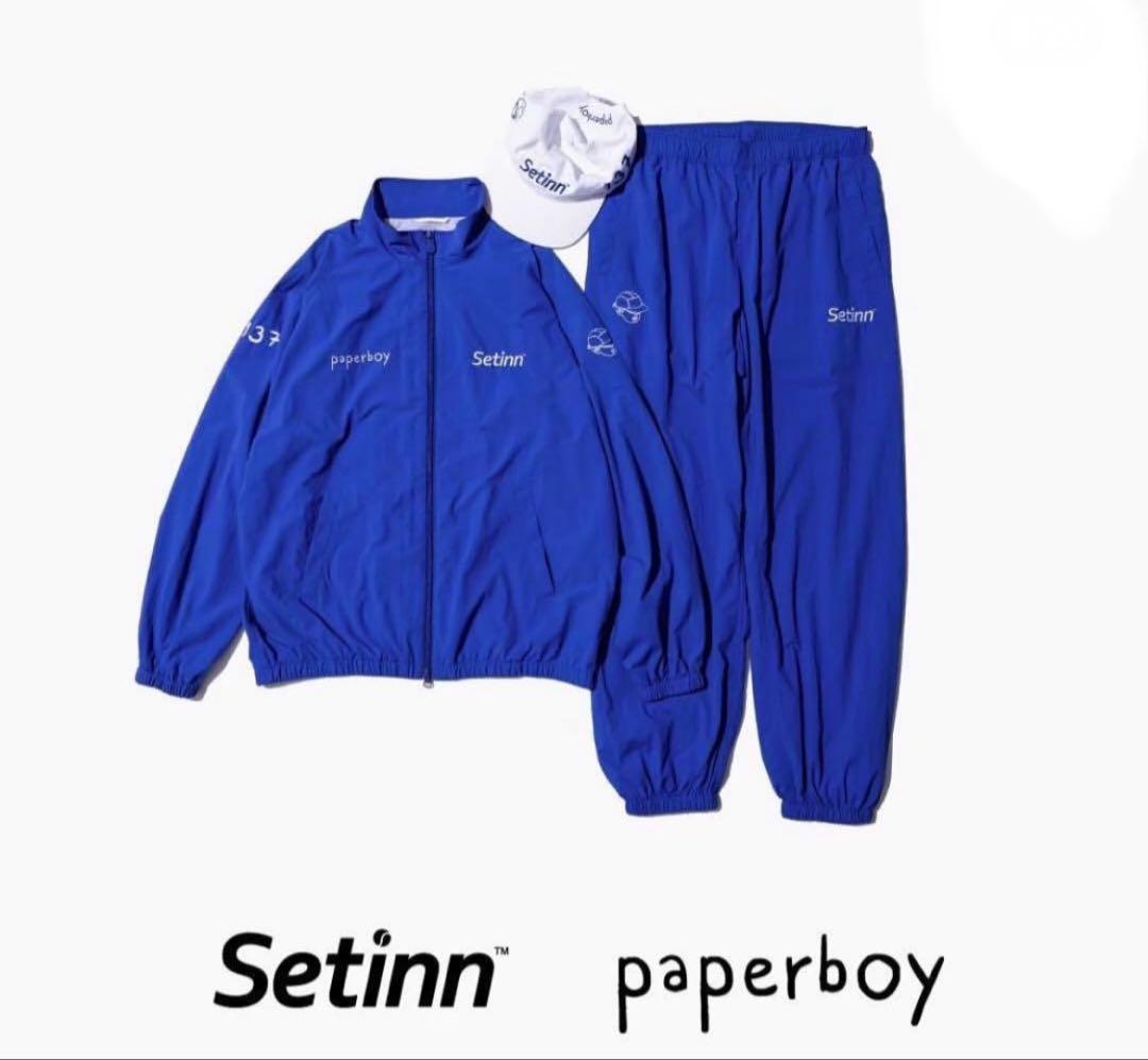 paperboy setinn コラボウェア(セットアップ)青XL